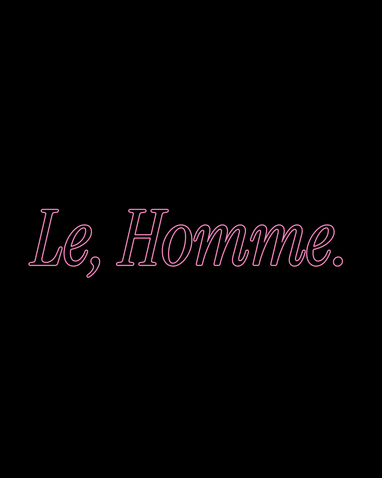 Le, Homme.